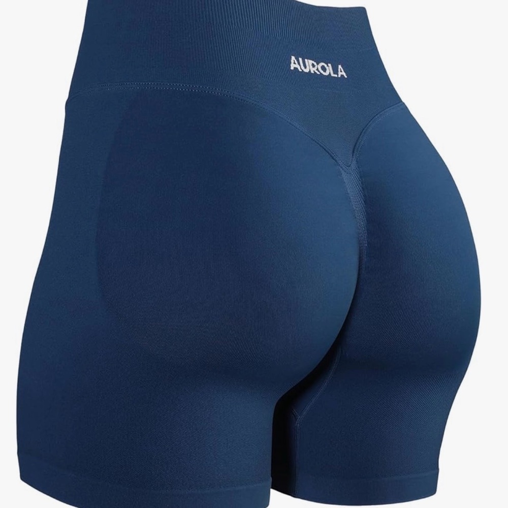 AUROLA Influence Workout Shorts for Women Size Small Ensign Blue